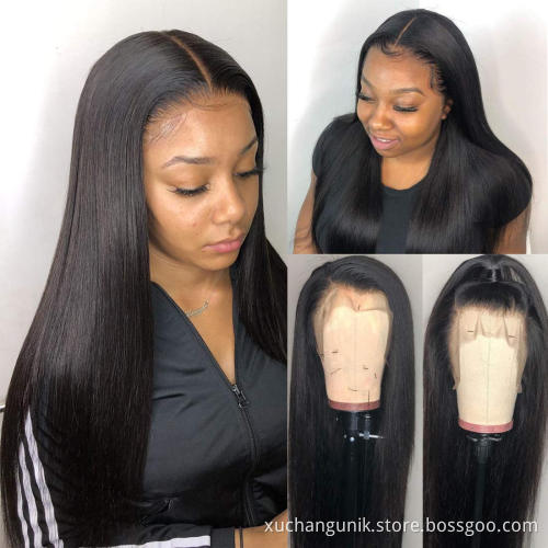 Peruvian Natural Human Hair Wigs Short Bob Cut Straight Virgin Single Donor Raw Human Hair Peruvian 13x4 Lace Frontal Bob Wig